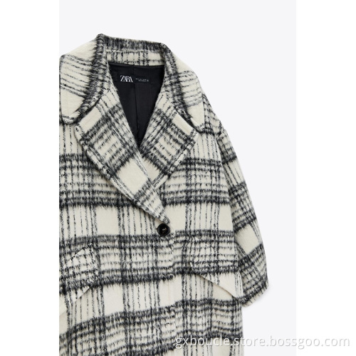 Boucle  plaid Zara design fabric